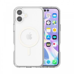 iPhone 17 mágneses szilikon tok, Átlátszó