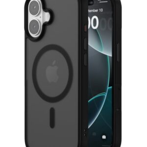 iPhone 17 mágneses prémium matt tok, Fekete