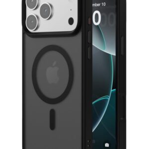 iPhone 17 Pro Max mágneses prémium matt tok, Fekete