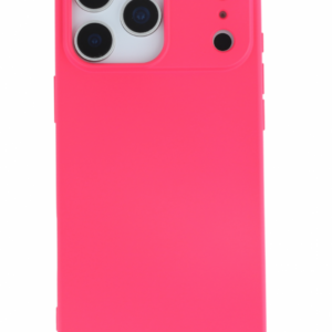 Premium szilikon tok, iPhone 17 Pro Max, Magenta