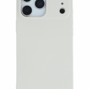 Premium szilikon tok, iPhone 17 Pro Max, Tört Fehér