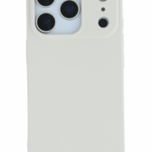 Premium szilikon tok, iPhone 17 Pro, Tört Fehér