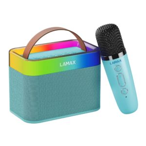 LAMAX KaraokeKid1 Blue 10W Gyerek karaoke szett vezeték nélküli mikrofonnal
