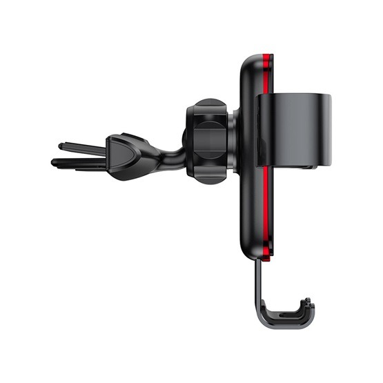 Baseus Metal Age CD nyílásba helyezhető gravitációs autós telefontartó, fekete - Image 3