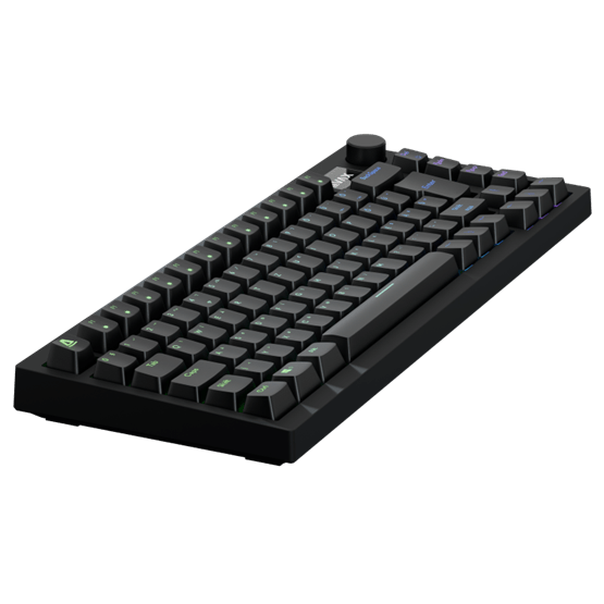 AVAX GM02 PRO 75% Gasket RGB tri-mode mechanikus billentyűzet Gateron sárga switch, magyar kiosztás - Image 2