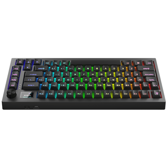 AVAX GM02 PRO 75% Gasket RGB tri-mode mechanikus billentyűzet Gateron sárga switch, magyar kiosztás - Image 3