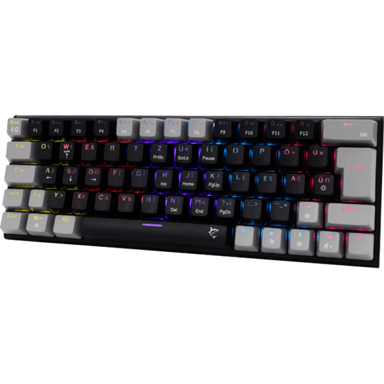 White Shark GK-002123V2-B-G/BL-HU WAKIZASHI-2 vezetékes mechanikus gamer billentyűzet - fekete/szürke - HU /kék/ - Image 2