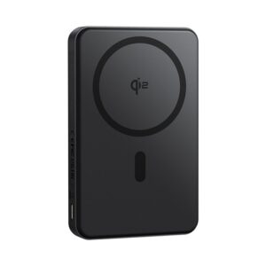 Baseus Airpow II Qi2 Magnetic vezeték nélküli gyorstöltő powerbank 10000 mAh, 22.5W, fekete + 60W USB Type-C, 30cm kábel