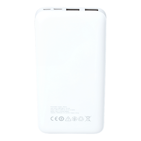AVAX PB103W LIGHTY Type-C Powerbank 8.000mAh, fehér - Image 3