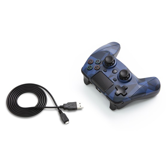 Snakebyte PS4 GamePad 4 S - vezeték nélküli kontroller - kék terepmintás - Image 3