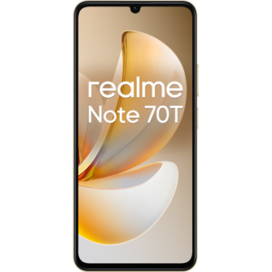 REALME Note 70T - 256GB+4GB - Arany - RMX5313 EU