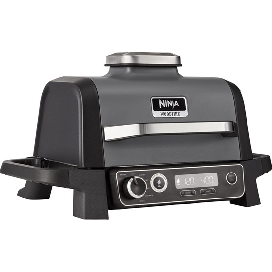 Ninja Woodfire Elektromos Grill és Füstölő - OG701EU - Szürke/Fekete - Image 3