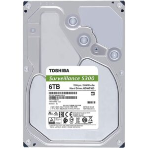 Toshiba S300 Surveillance 6TB 5400rpm 128MB SATA3 3,5" HDD OEM