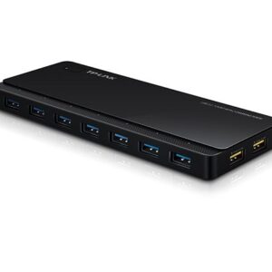 TP-LINK UH720 7 ports USB 3.0 HUB, 2 portos gyorstöltő