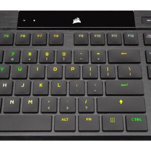 CORSAIR K100 AIR WIRELESS RGB Lapos Gamer billentyűzet CHERRY MX Ultra Low Profi