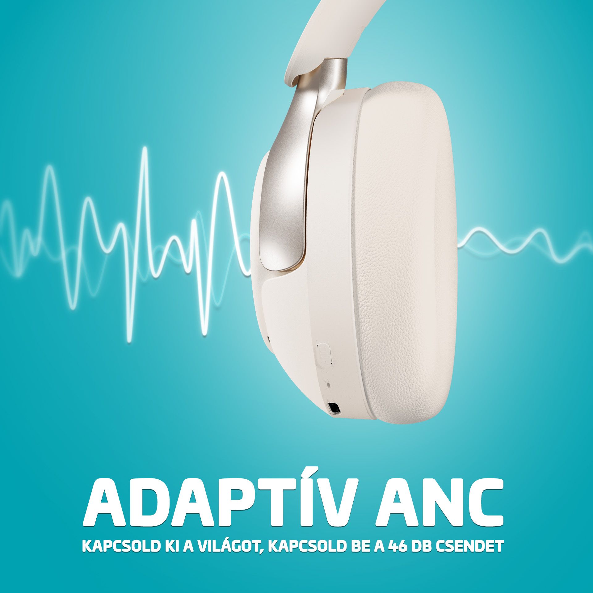 LAMAX HighComfort2 ANC White - Image 2