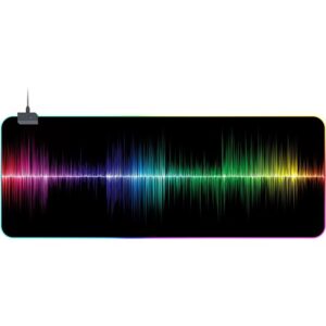 iMICE PD-09 RGB egérpad fekete