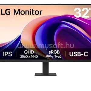LG 32" 32U631A-B 16:9 QHD IPS USB-C 100 Hz monitor