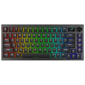 AVAX GM02 PRO 75% Gasket RGB tri-mode mechanikus billentyűzet Gateron barna switch, magyar kiosztás