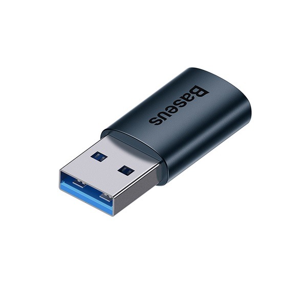Baseus Ingenuity Mini USB Type-A – USB Type-C OTG adapter, kék - Image 2