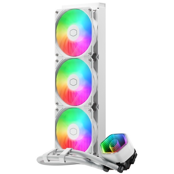 Cooler Master - MasterLiquid 360 Core II White Edition - Vízhűtés/Univerzális - MLW-D36M-A18PA-RW - Image 2