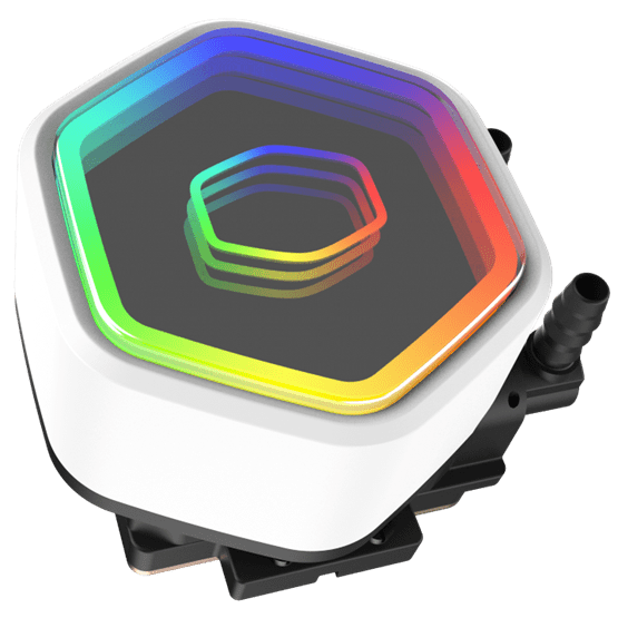 Cooler Master - MasterLiquid 360 Core II White Edition - Vízhűtés/Univerzális - MLW-D36M-A18PA-RW - Image 3