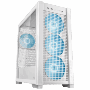 Asus TUF GAMING GT302 TG ARGB WHITE - midi számítógépház - Fehér