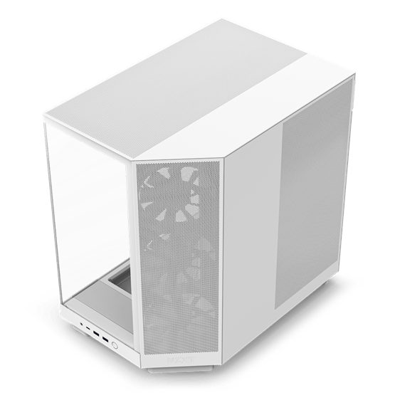 NZXT Midi - H6 Flow - Matt fehér - CC-H61FW-01 - Image 2