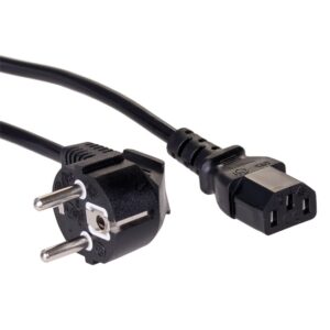 Akyga AK-PC-06C PC Power Cable tápkábel, 3 m, fekete