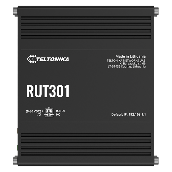 Teltonika router 5xRJ45 port, USB, digitális I/O, RutOS, RMS - Image 3