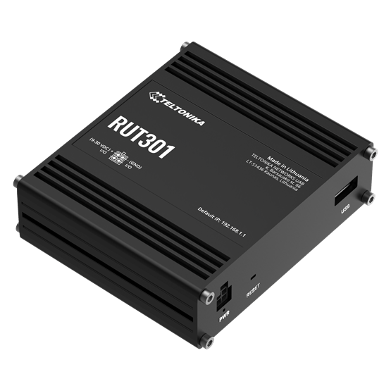 Teltonika router 5xRJ45 port, USB, digitális I/O, RutOS, RMS - Image 2