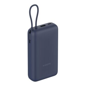 Xiaomi Power Bank 20000mAh beépített usb-c kábel kék BHR8975