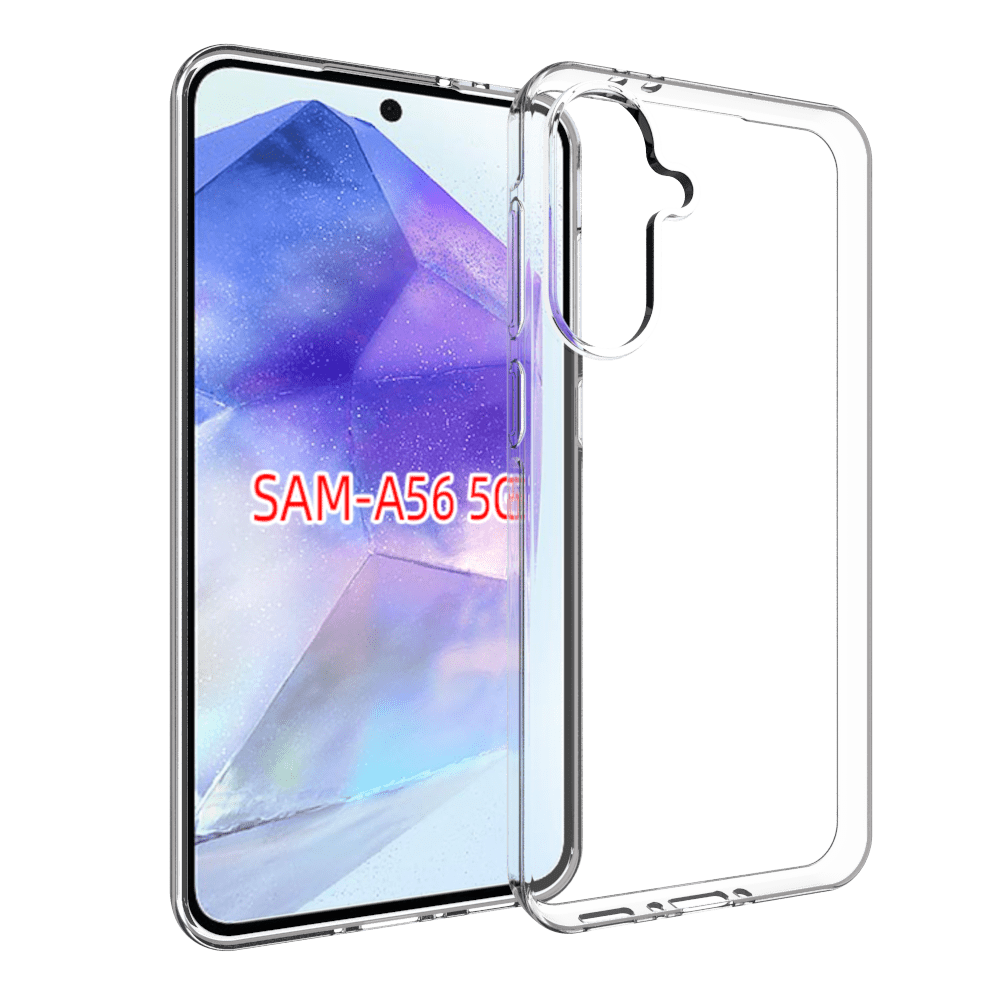 Samsung A56 vékony szilikon hátlap,Átlátszó