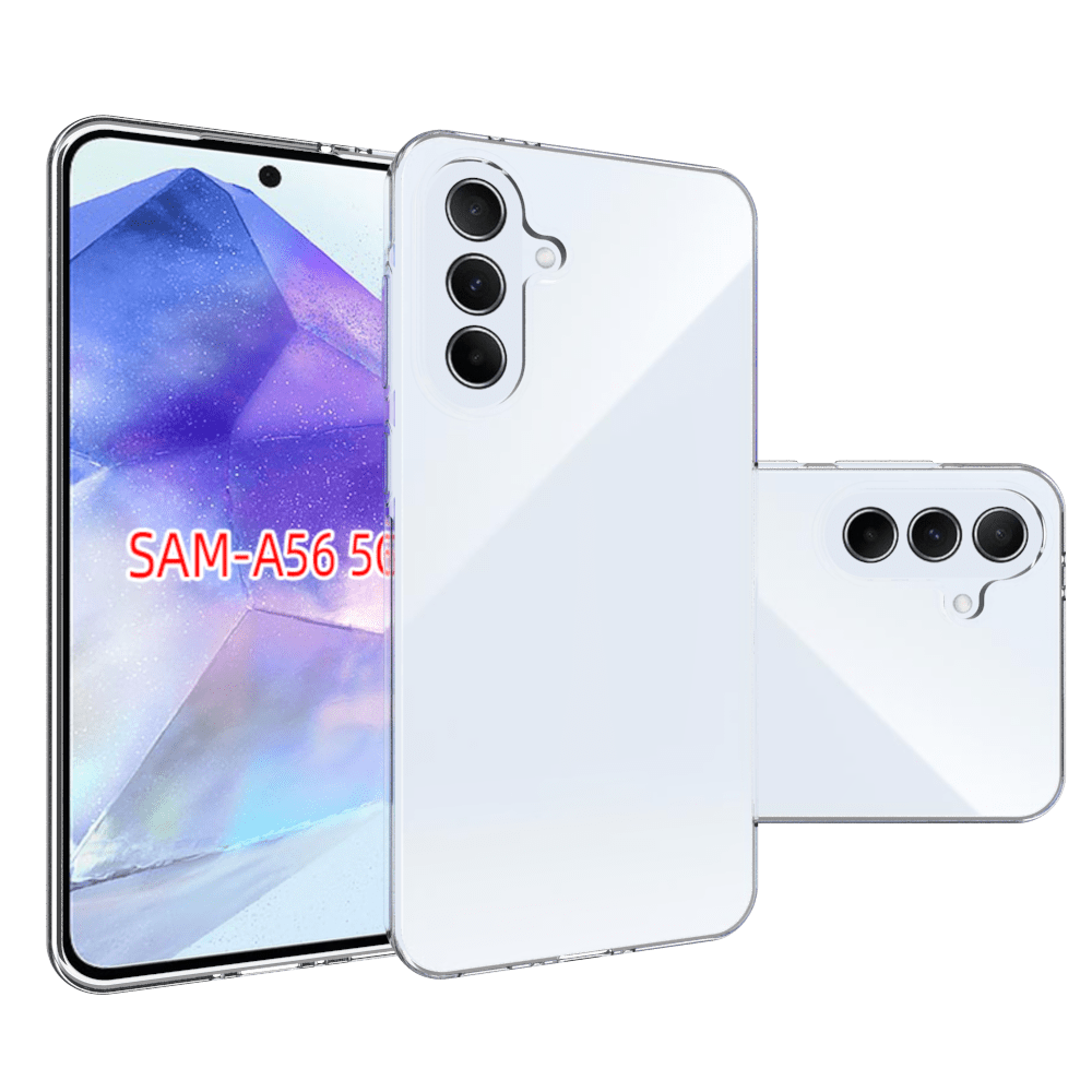 Samsung A56 vékony szilikon hátlap,Átlátszó - Image 2