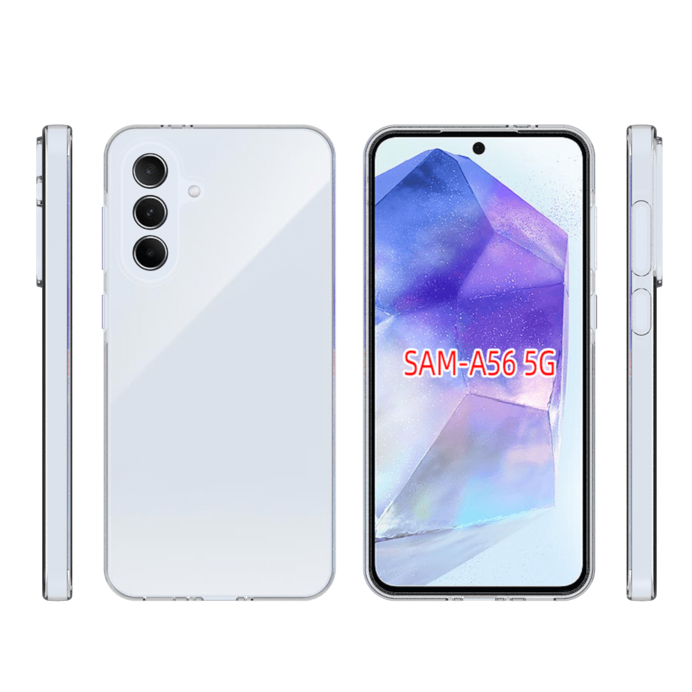 Samsung A56 vékony szilikon hátlap,Átlátszó - Image 3