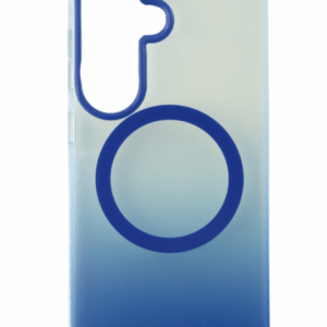 Samsung S26 Plus mágneses tok, Kék-Átlátszó