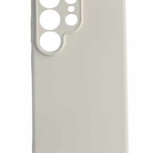 Premium szilikon tok, Samsung S26 Ultra, Törtfehér