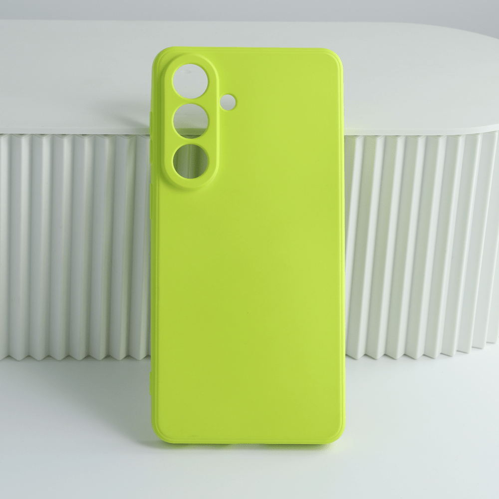 Premium szilikon tok, Samsung S26, Neonsárga - Image 3