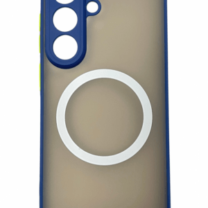 Samsung S26 mágneses műanyag tok, kék,zöld