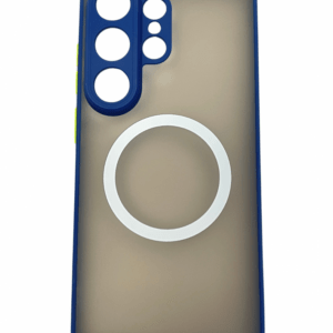 Samsung S26 Ultra mágneses műanyag tok, kék,zöld