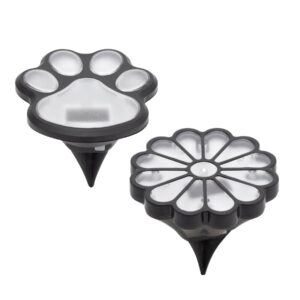 HOME MX674 napelemes kerti lámpa, tappancs, virág, 12db/display, 1db melegfehér LED, beépített akkumulátor