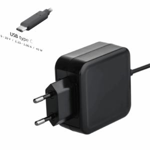 Akyga 20V / 2.25 - 3A 45W USB type C 1.2m notebook töltő adapter - AK-ND-60