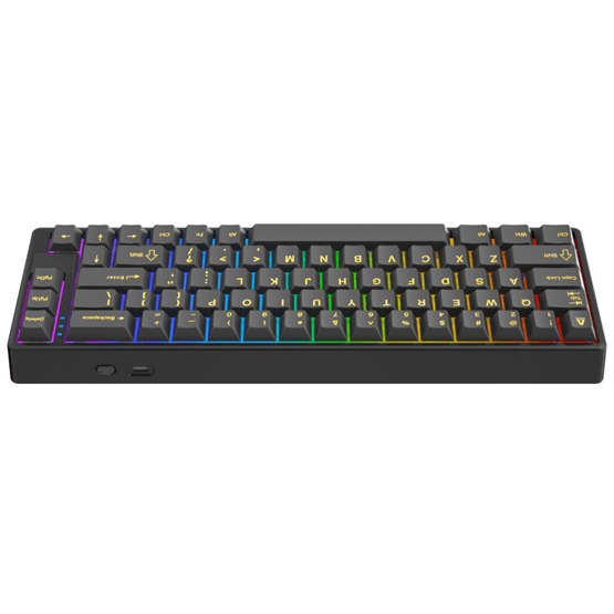 AVAX GM01 PRO 65% RGB tri-mode mechanikus billentyűzet Gateron piros switch, magyar kiosztás - Image 3
