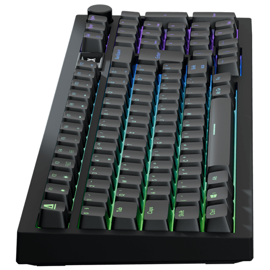 AVAX GM03 PRO 98% Gasket RGB tri-mode mechanikus billentyűzet Gateron piros switch, magyar kiosztás - Image 2