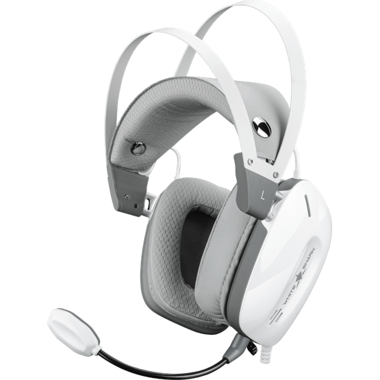 White Shark GH-2446W GOTTAN vezeték nélküli gamer fejhallgató mikrofonnal - fehér