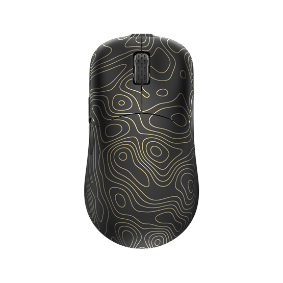 White Shark WGM-5015G AERO-G 6D/10000 dpi, vezeték nélküli gamer egér - fekete/arany