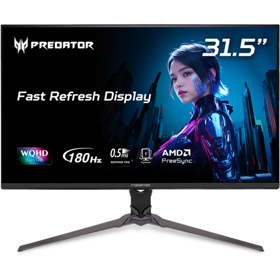 Acer 31.5" Predator XB323QUPbmiiprx ZeroFrame FreeSync Premium - IPS - 180Hz | 2 év garancia |