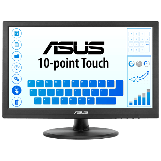 Asus 15.6" Érintőképernyős monitor - VT169HE - FHD - IPS LED - 60Hz - Fekete - Image 3