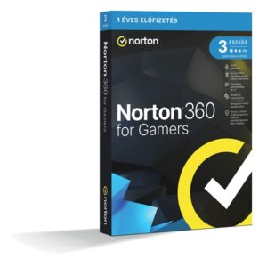 Norton 360 Gamer - 21418946 - 50GB HU 1 felhasználó, 3 eszköz/1 év, dobozos