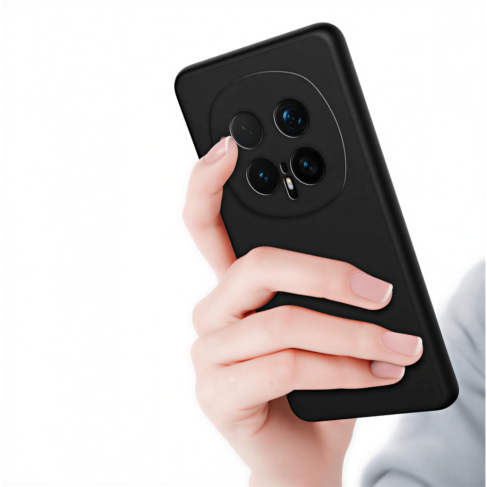 Honor Magic 8 Pro 5G prémium szilikon tok, Fekete - Image 2